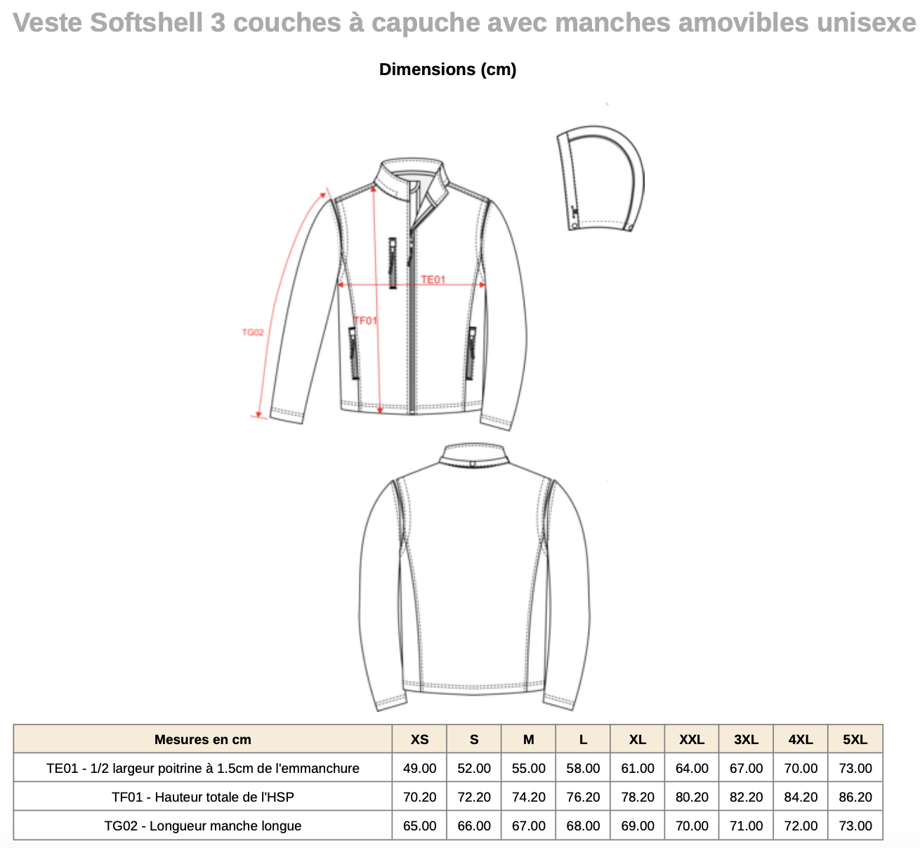 Veste Amovible Softshell - Homme – Image 2